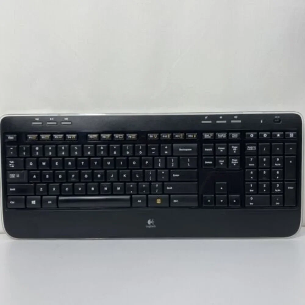 Logitech K520 USB Nano Wireless Comfort Keyboard Black NO RECEIVER